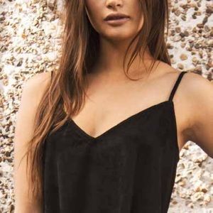 ASTARS faux washable suede cami